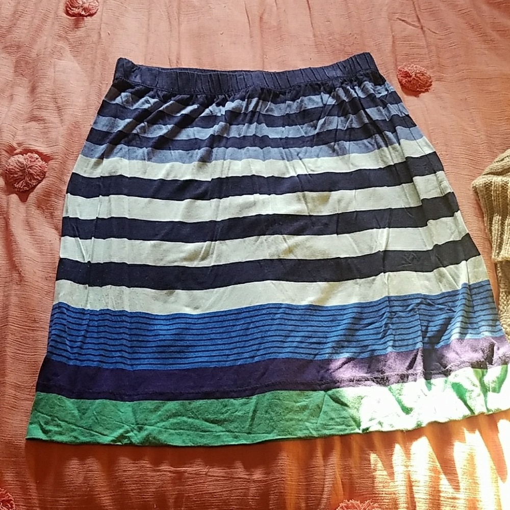 Ann Taylor LOFT striped skirt